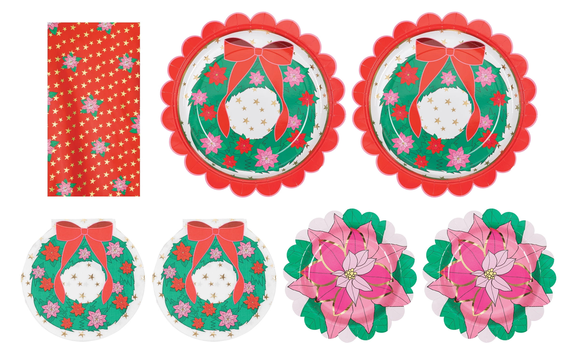 Strictly Fancy Wreath Themed Christmas Bundle - Decorative Tableware