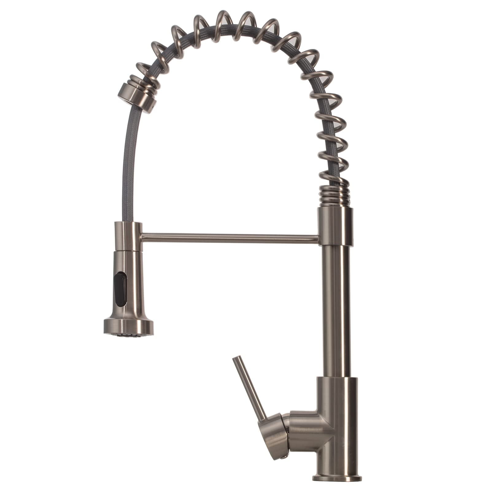 Brushed Nickel Pull Down Kitchen Faucet with Ceramic Disc Valve