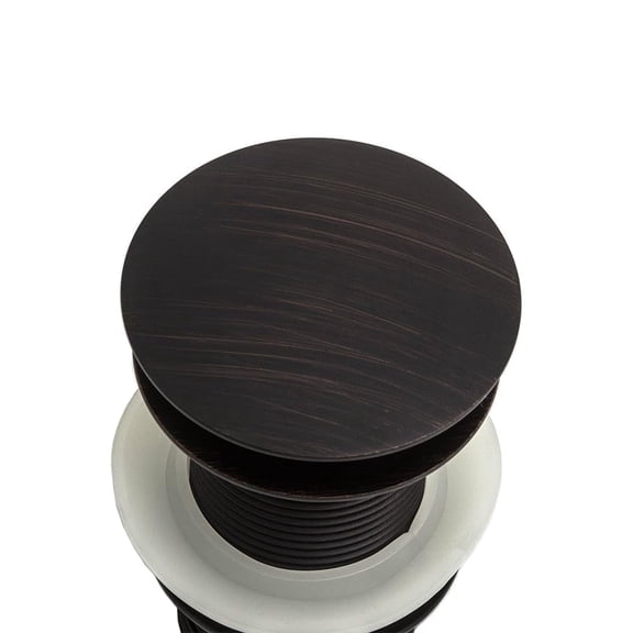 Strictly Sinks Pop Up Bathroom Sink Drain Stopper with Overflow - Stainless Steel Bathroom Sink Stopper Drain Assembly Fit Drain Hole Size 1.6 Inches Oil Rubbed Bronze