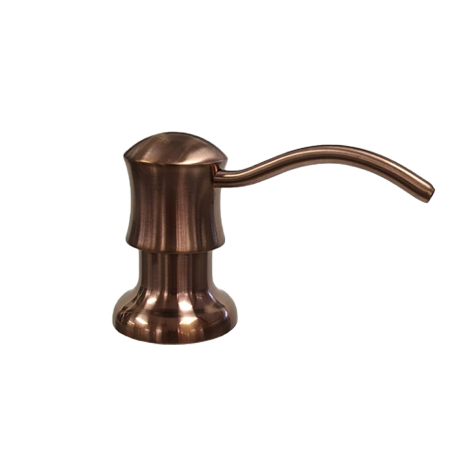 Strictly Sinks Traditional Liquid Soap Dispenser - Stainless Steel Refillable Dish Soap Dispenser