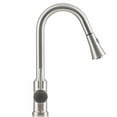 thumbnail image 1 of Strictly Sinks Traditional Pull Down Kitchen Faucet Nickel 360° Swivel Spout Spray & Stream Modes, 1 of 8