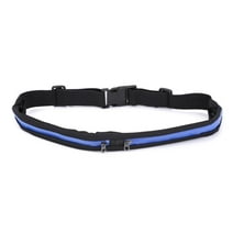 Stride Dual Pocket Running Belt for Jogging, Cycling & Travel with Water Resistant Pockets - Royal Blue