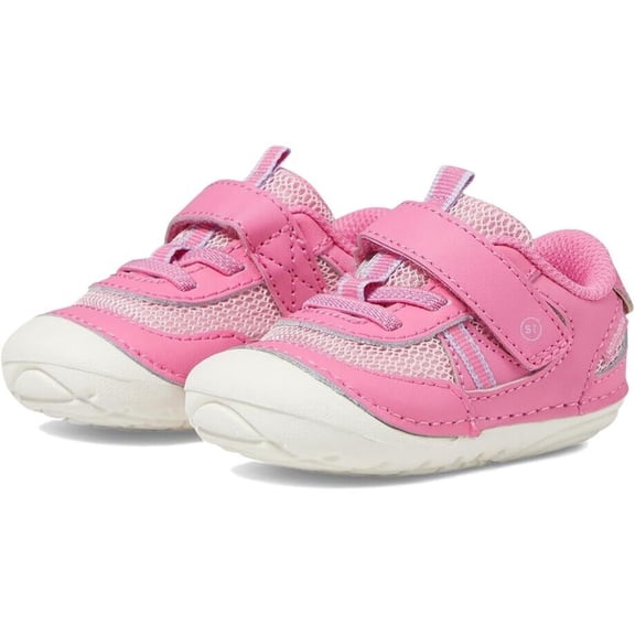 Stride Rite Apollo BG038302 Sneakers Toddler Pink Comfort Walking Shoes FZP533 (Pink,3)