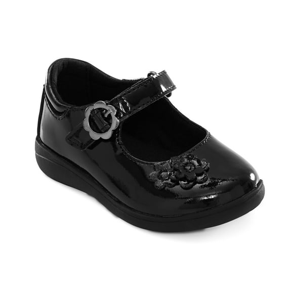 Stride Rite Holly Black Patent Toddler Girls' (4-1 Black