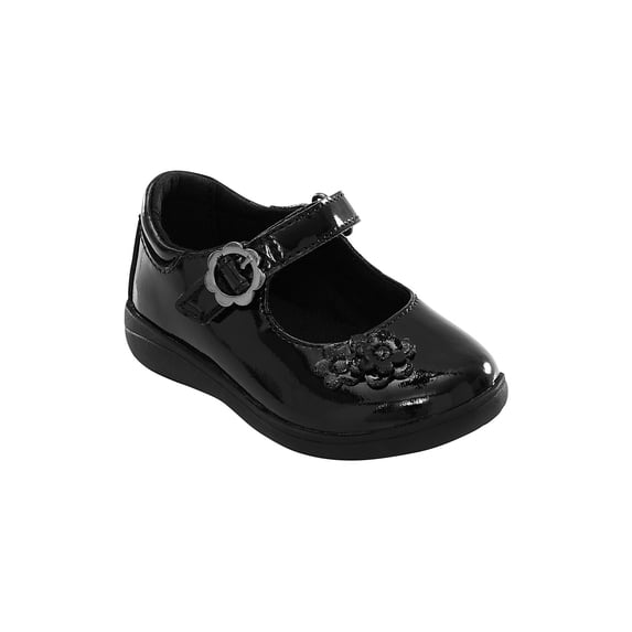 Stride Rite Holly Black Patent Toddler Girls' (4-1 Black