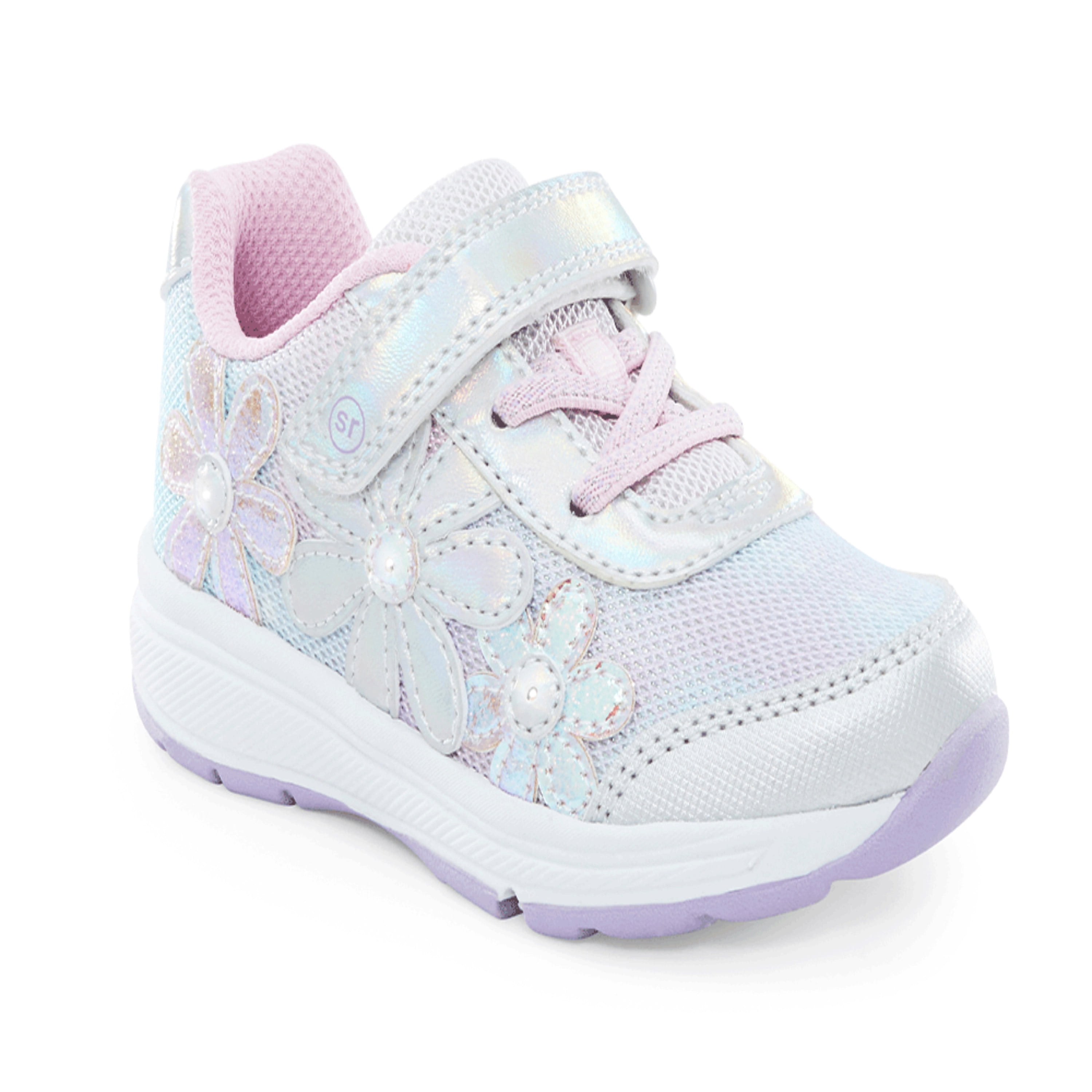 Stride Rite Girls Leepz 3.0 Lighted Sneakers - Fun Light-Up Shoes With Easy Hook & Loop Closure, Mesh Lining