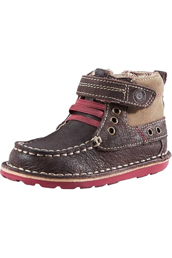 Medallion Collection Maxwell Bootie Dark Brown 10 M US Toddler