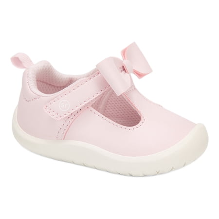 Stride Rite Munchkin Baby Girl Peyson Bow T-Strap Dress Shoe