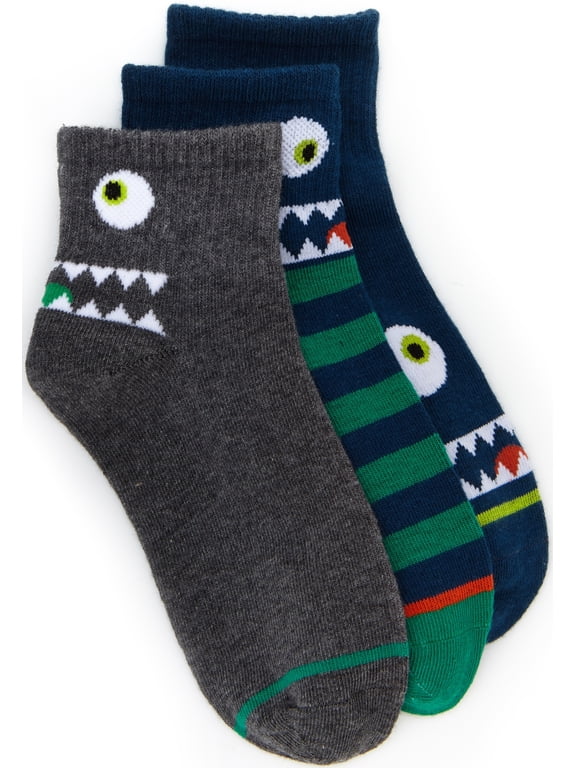N/A Mason Monster Quarter Sock (3-Pack) Accessories