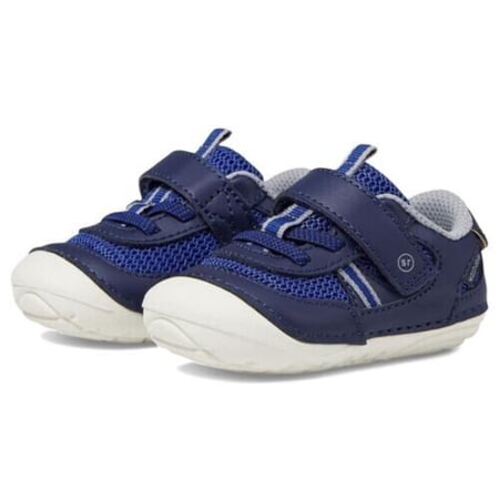 Stride Rite Sm Apollo BB038301 Sneakers Toddler Blue White Casual Shoes FZP528 (Blue,3)