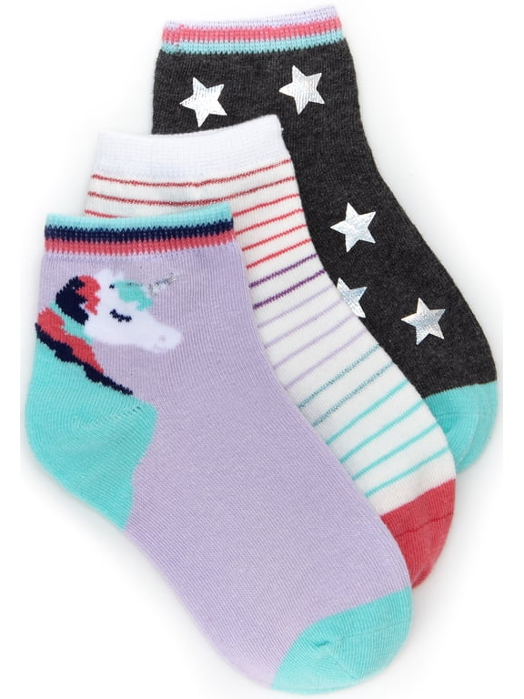 Unisex Sloan Uniform Stars Quarter Socks (3-Pack)