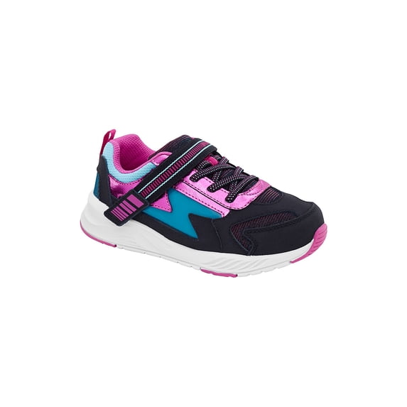 Stride Rite Zips Cosmic Kid's Light-Up Extra Wide Adaptable Sneaker, Sizes 1-13.5