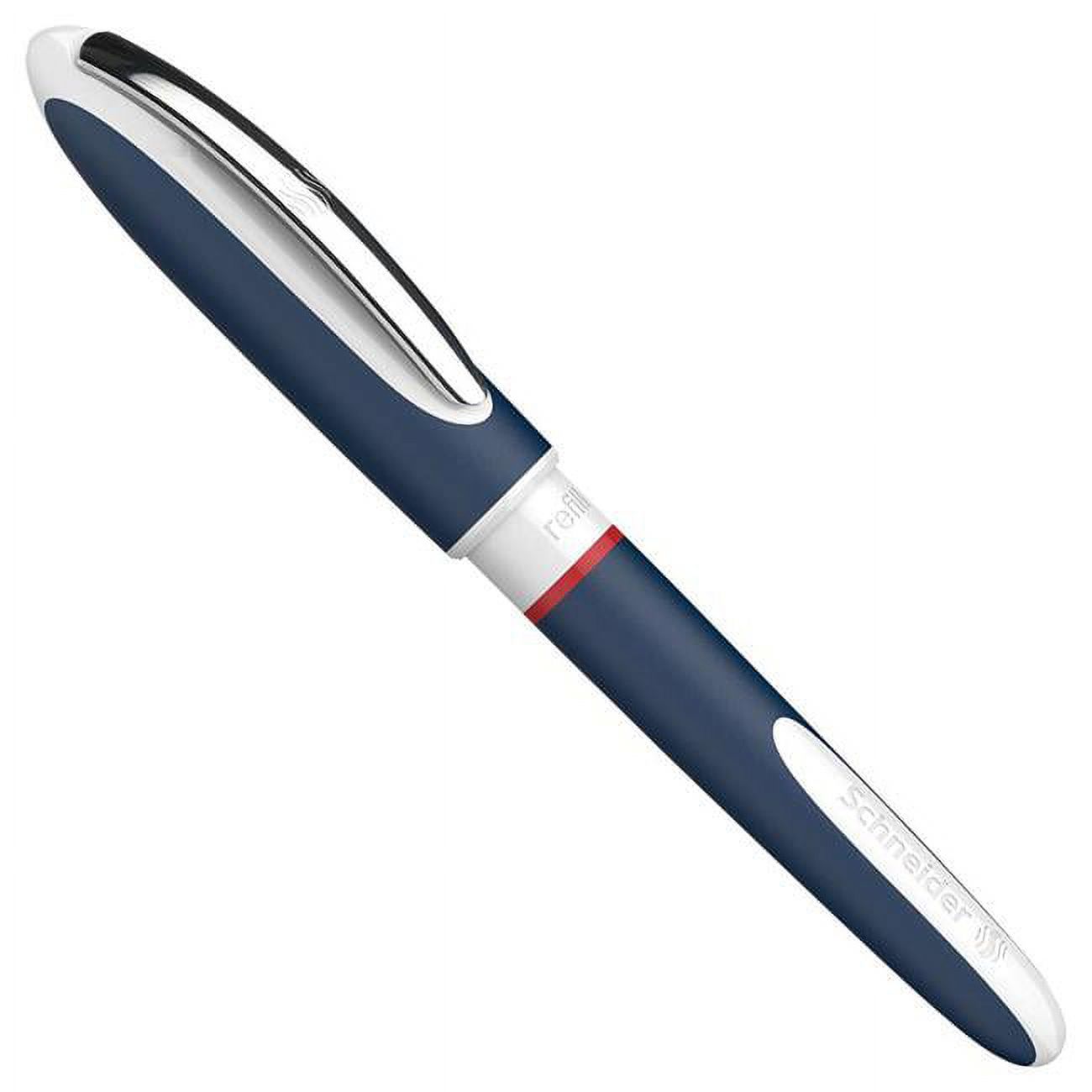 Stride STW183702 6 mm One Change Refillable Rollerball Pen, Red - Pack of 5