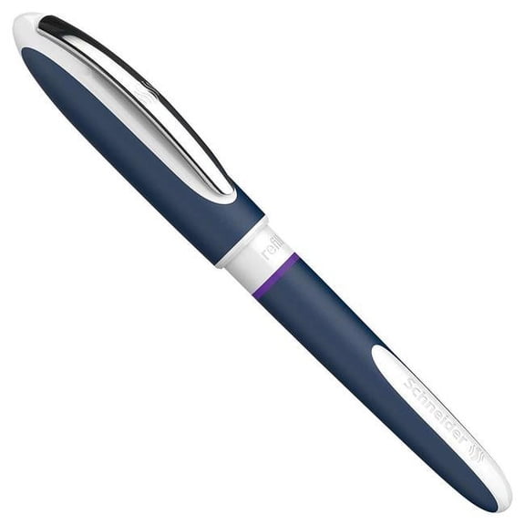 Stride STW183708 6 mm One Change Refillable Rollerball Pen, Purple - Pack of 5