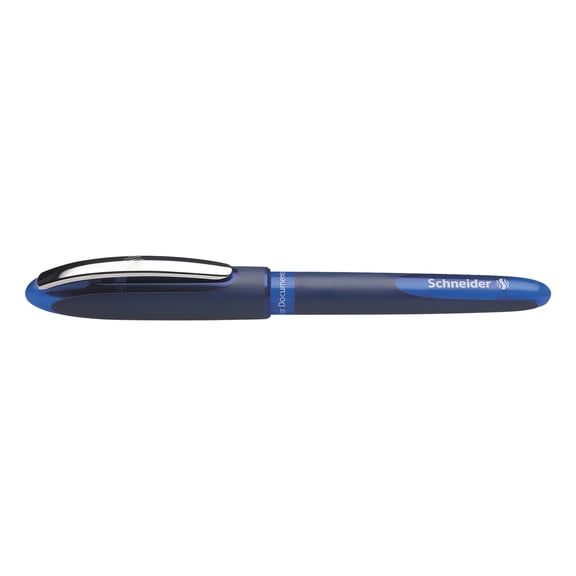 Stride Schneider One Business Rollerball Stick Pen, .6mm, Blue, 10/Box -STW183003