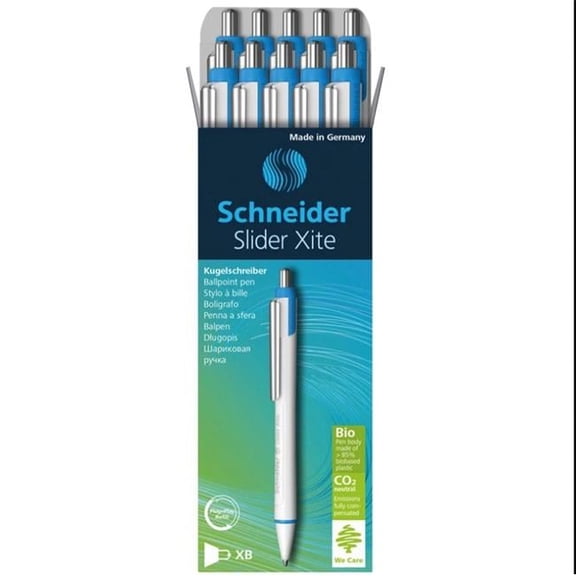 Stride Schneider Slidr Xite Pen, Black - 10 per Box