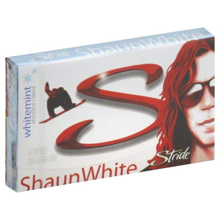 Stride Shaun White Whitemint Sugarfree Gum 14ct