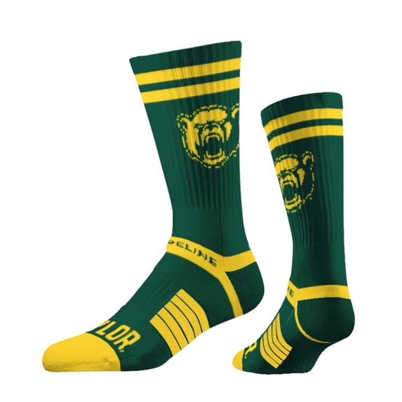 Strideline Baylor Bears Logo NCAA Licensed Crew Socks - Green