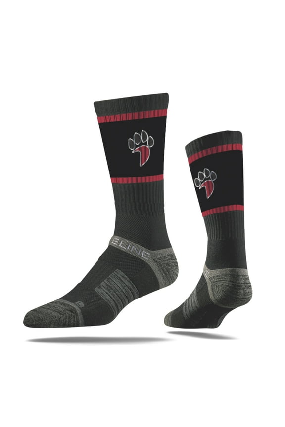 Davidson Wildcats Logo NCAA Licensed Crew Socks - Black