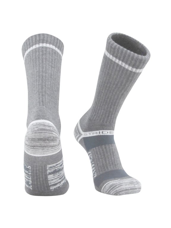 Merino Wool Cloud Premium Soft Wool Crew Socks for Men & Women (Light Grey)