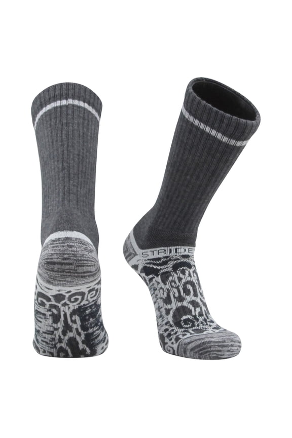 Merino Wool Cloud Premium Soft Wool Crew Socks for Men & Women (Dark Marble)