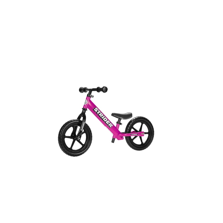 Strider 12 Classic Bike, Pink - No Pedal Balance Bicycle for Kids
