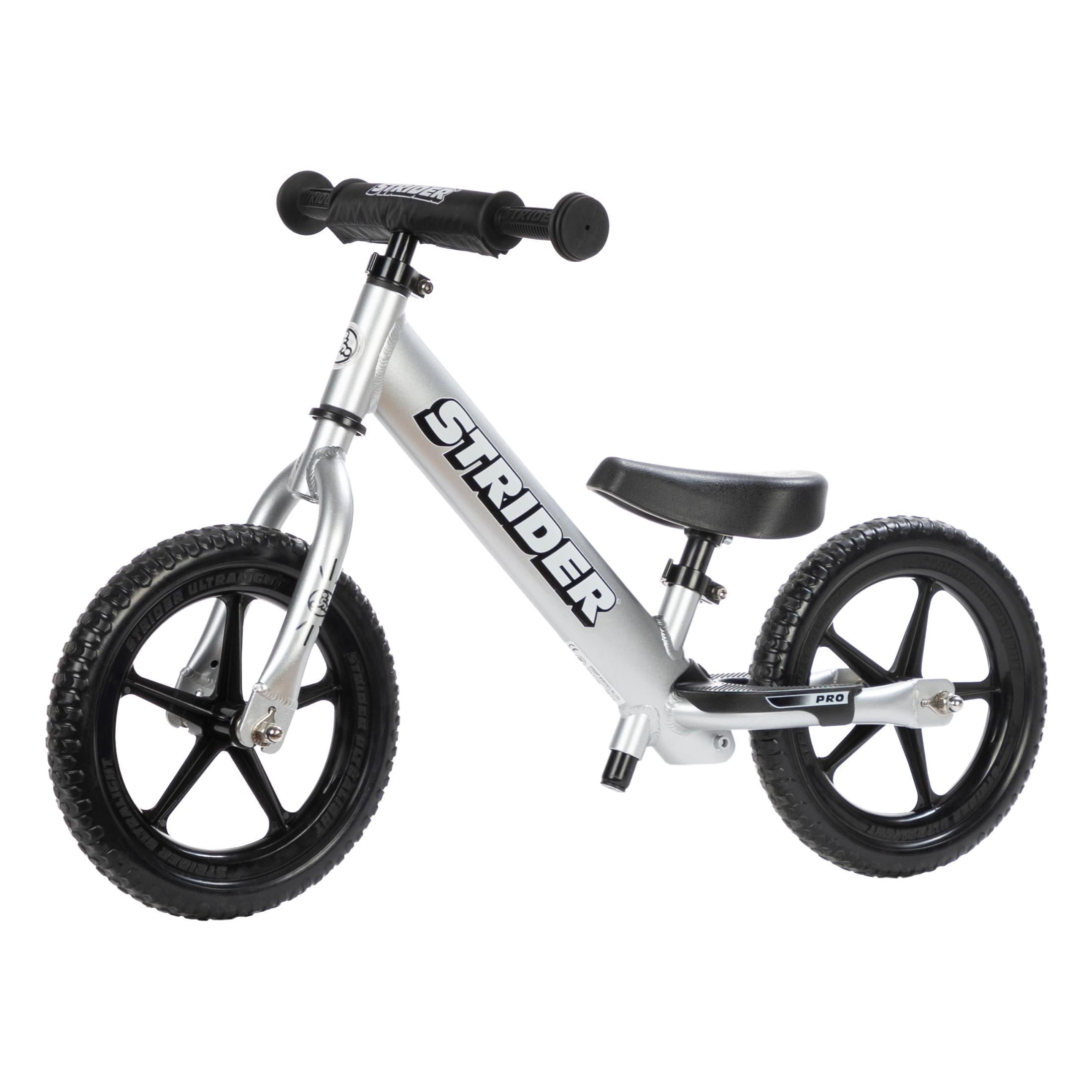 STRIDER 12 Sport ホワイト Strider, Bike, 12 inch Silver Balance Bicycle for Kids 1 to 5