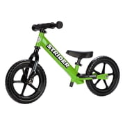 Strider 12 Sport Bike, Green - No Pedal Balance Bicycle for Kids 1 to 4 Years - Includes Safety Pad, Padded Seat, Mini Grips, Flat-Free Tires-Easy Assembly, Tool-Free Adjustments