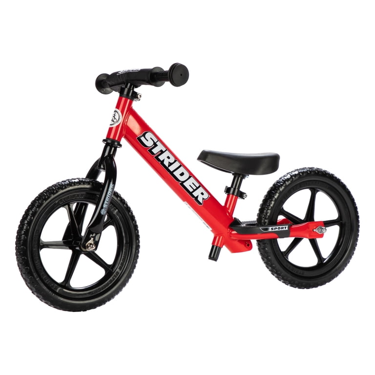 Strider, Balance Bike, Red, Padded Seat, Flat-Free Tires - Walmart.com