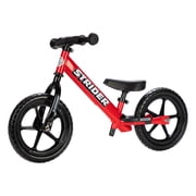 Strider 12 Sport Bike, Red - No Pedal Balance Bicycle for Kids 1 to 4 Years - Includes Safety Pad, Padded Seat, Mini Grips, Flat-Free Tires -Easy Assembly, Tool-Free Adjustments