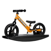 Strider Sport 2-in-1 Rocking Bike, Orange- Helps Teach Baby How to Ride a Balance Bicycle - for Kids 6 Months to 4 Years-Easy Assembly, Tool-Free Adjustments