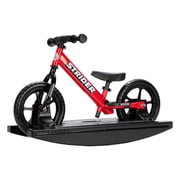 Strider Sport 2-in-1 Rocking Bike, Red- Helps Teach Baby How to Ride a Balance Bicycle - for Kids 6 Months to 4 Years-Easy Assembly, Tool-Free Adjustments