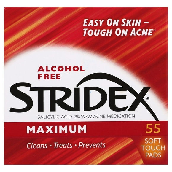 Stridex Daily Care Acne Pads with Salicylic Acid, Maximum Strength 55.0 ea