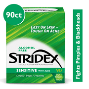 Stridex Medicated Acne Pads, Sensitive Skin, 90 Ct