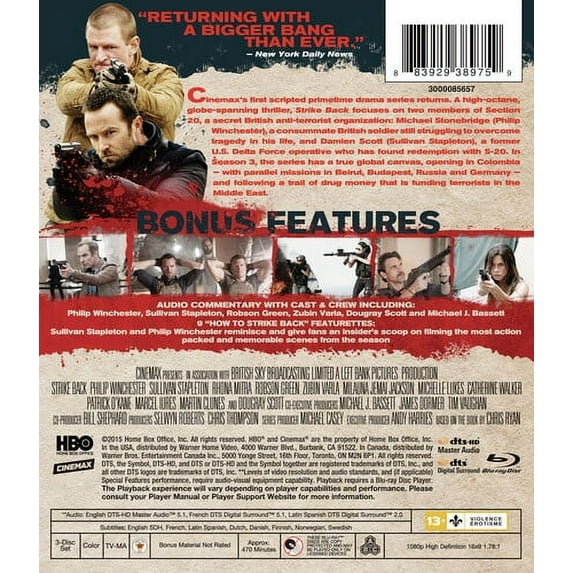 Strike Back: Cinemax: Season Three (Blu-ray)