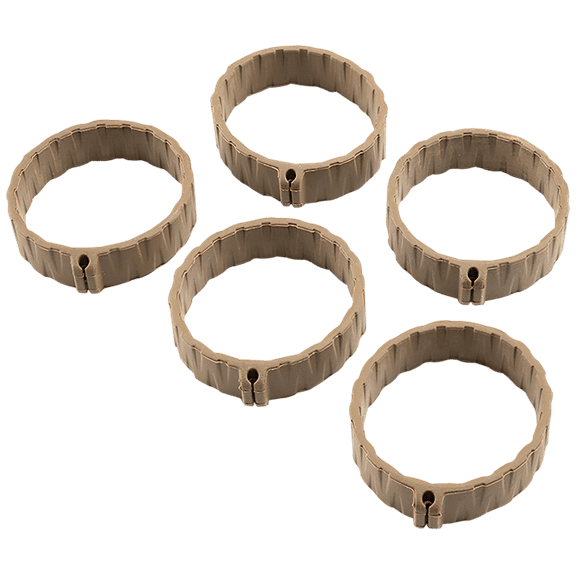 Strike Industries Bang Band, 5 Pack, FDE, One Size