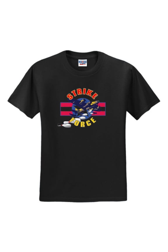 Strike Force Bowling T-Shirt - Black