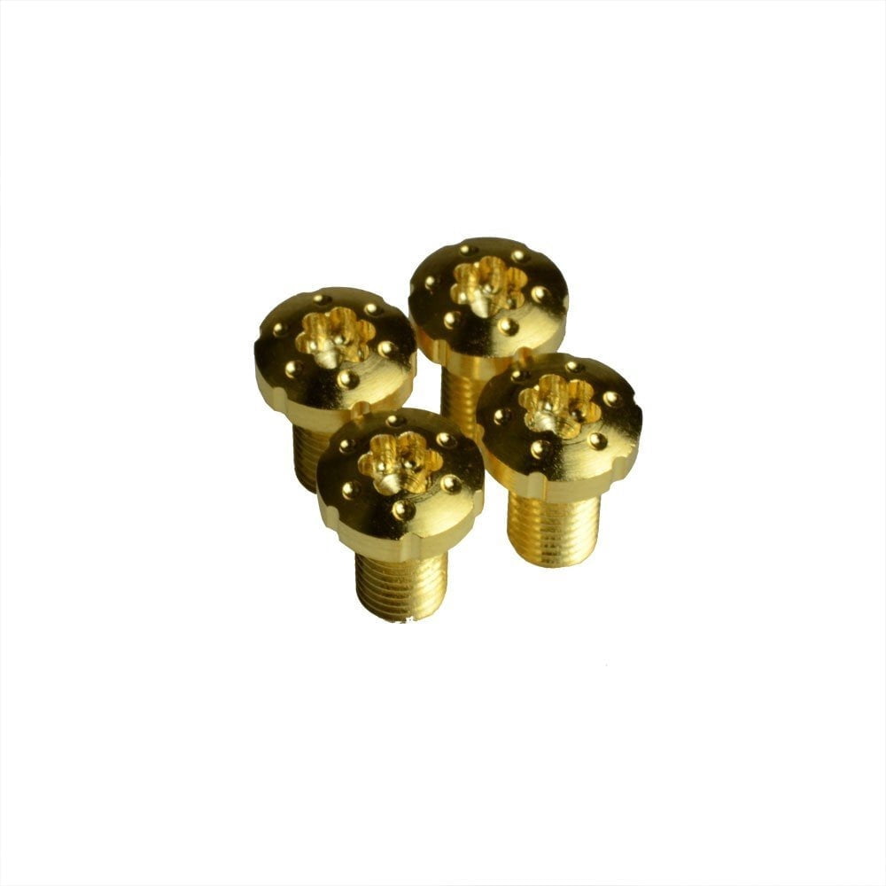 4-Pack 1911 Grip Screws With Real 24k Gold Plating - Fits All Full Size & Compact 1911 Models