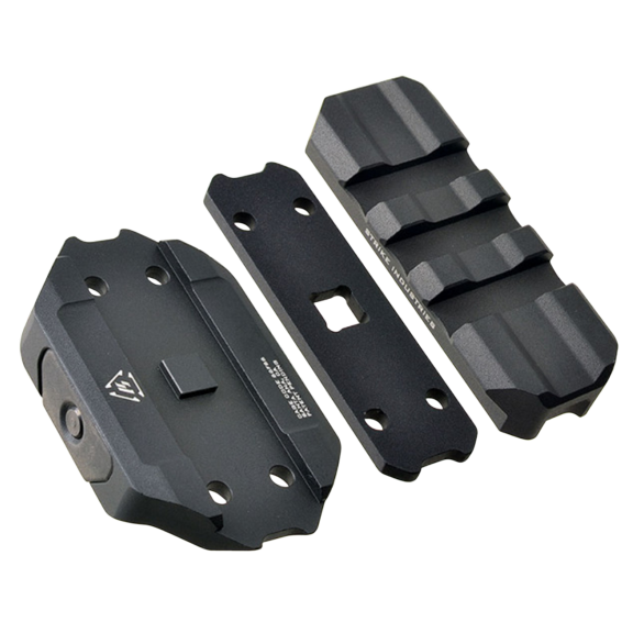Strike Industries AR Platforms R.EX Riser, Low Profile, Black, One Size
