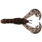 Strike King 4" Rage Tail Craw Soft Plastic Lures for Bass in Dirty Craw, 7-Count