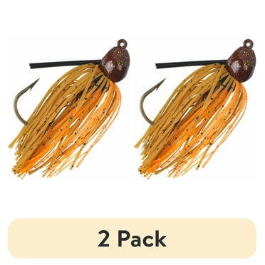 (2 pack) Strike King Bitsy Bug Mini Jig 3/16oz Pumpkin Craw Bass Jig