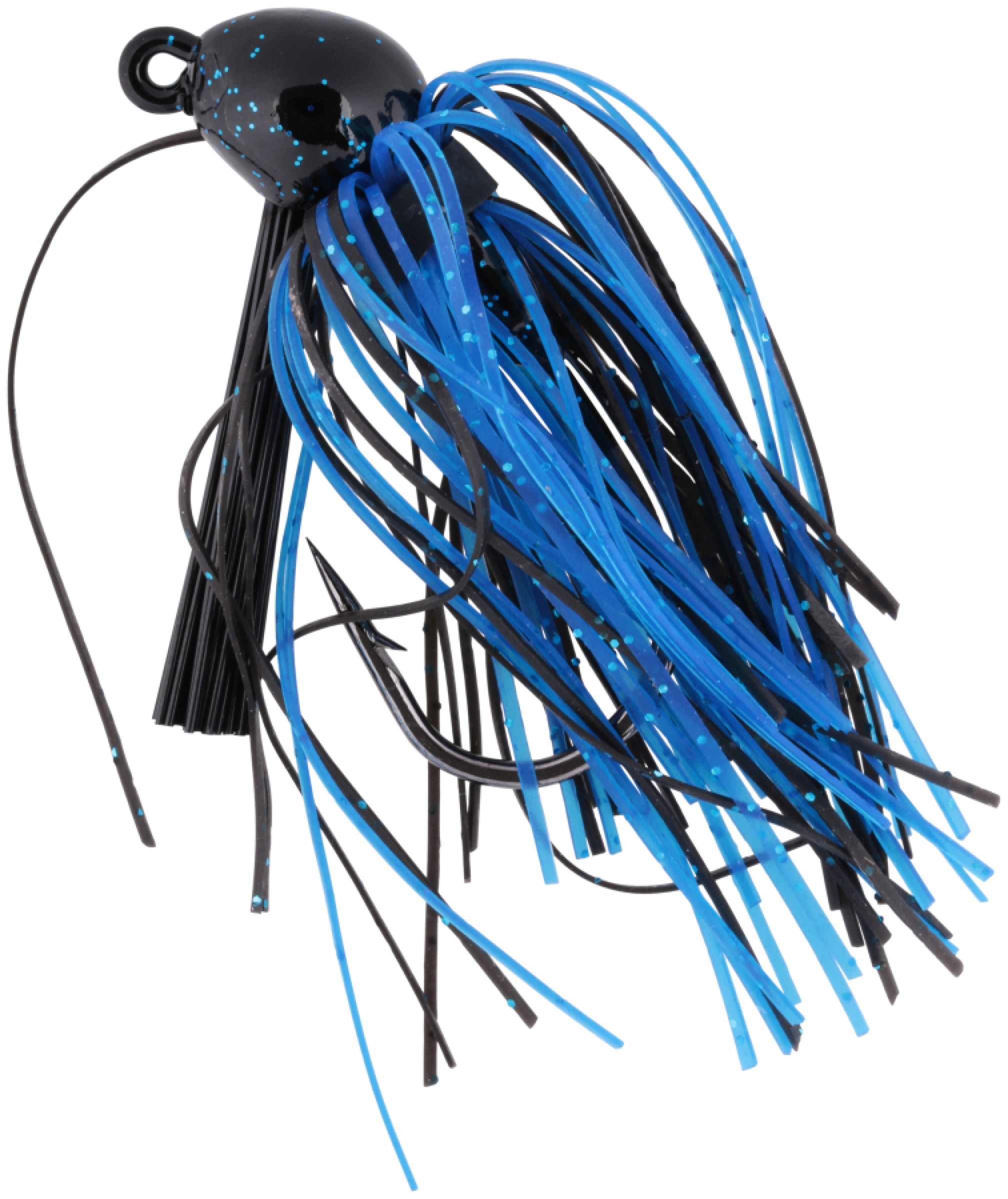 Strike King Bitsy Flip Jig 1/4oz Black Blue Bass Jig