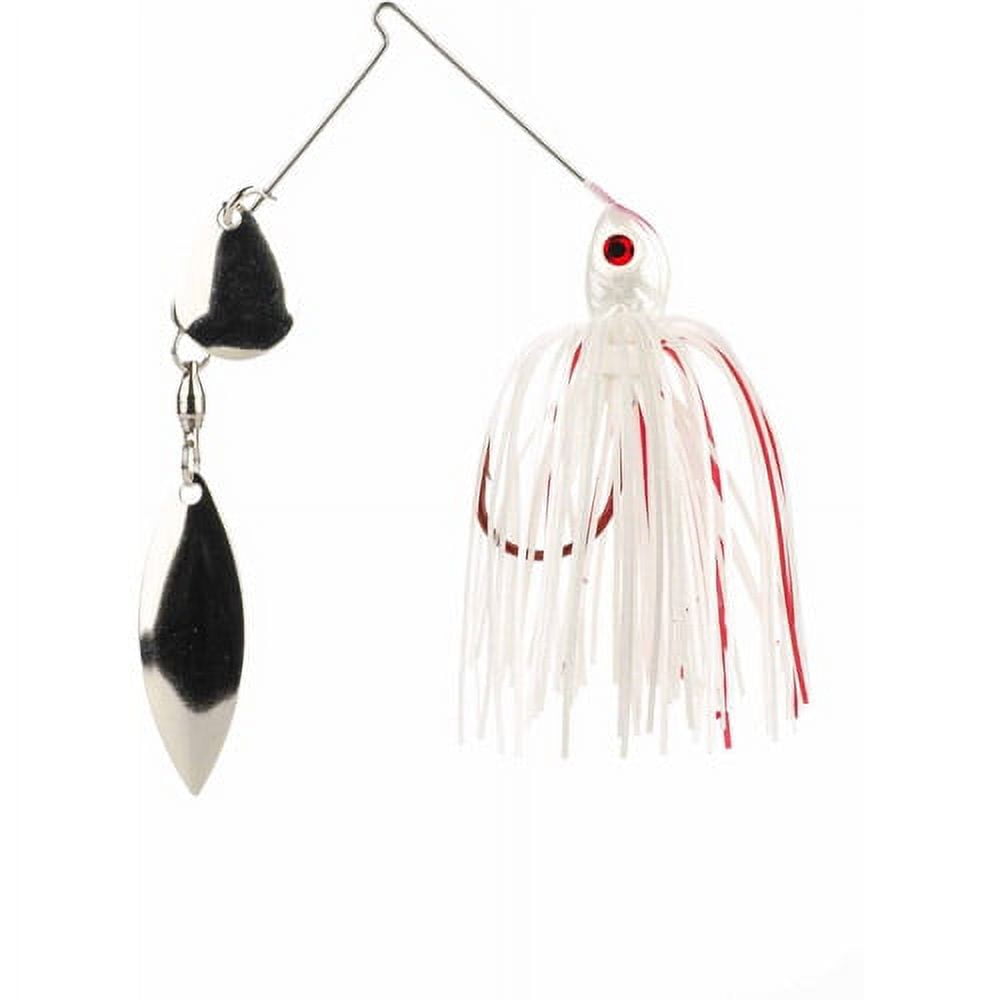 Strike King Bleeding Bait 3/16oz Spinnerbait Lure Bleeding White