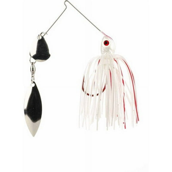 Strike King Bleeding Bait 3/16oz Spinnerbait Lure Bleeding White