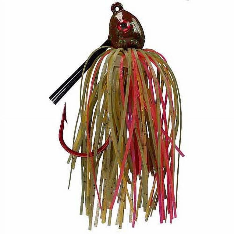 L.G.B.稀少 BAT WING ビックフードサイズ0 Strike King Bleeding Bitsy Bug Jig 1/4oz Bleeding Green Crawfish