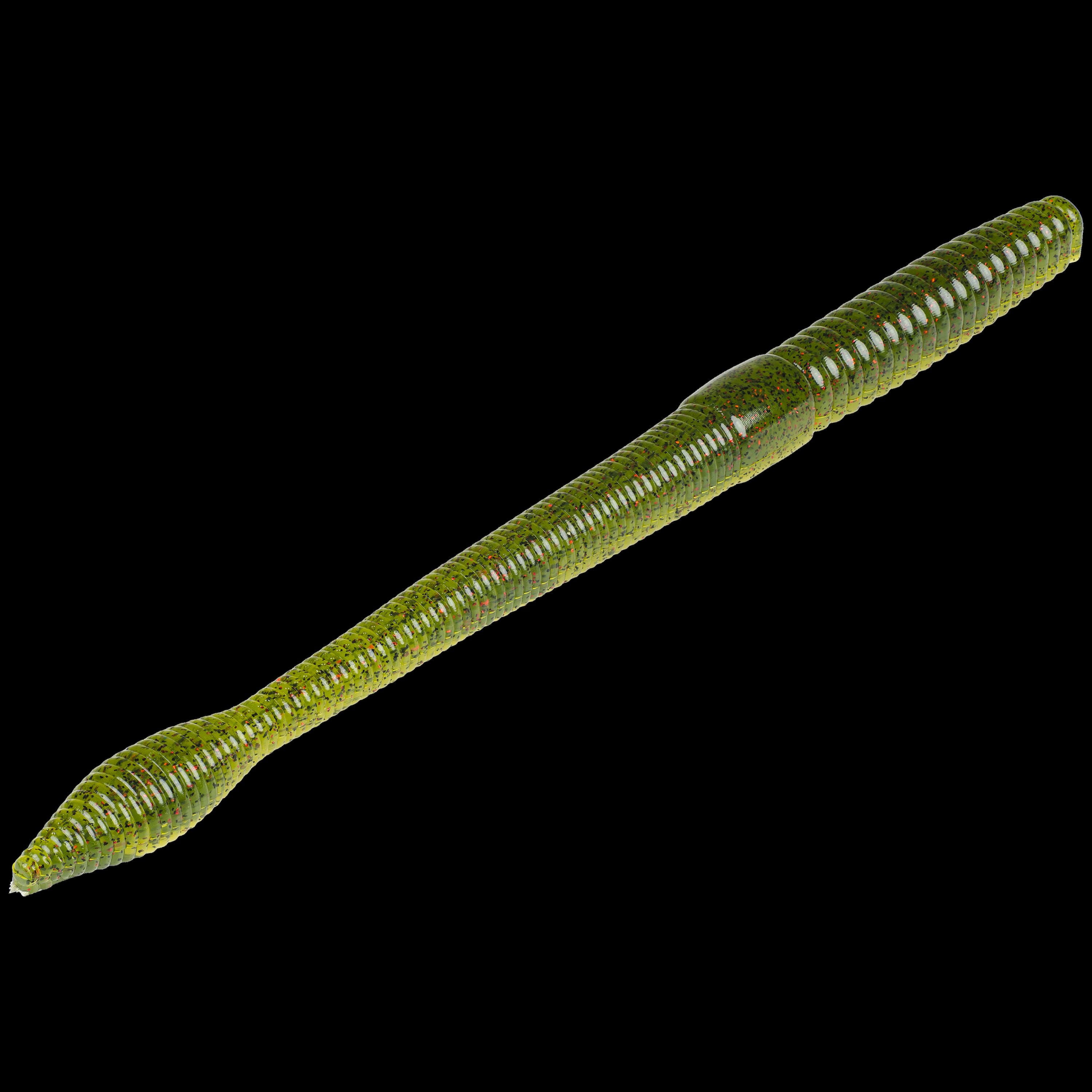 Strike King Bullworm 8'' Watermelon Red Flake