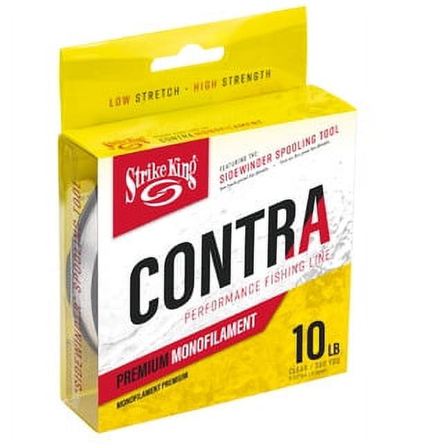 Strike King Contra Monofilament Fishing Line 10lb. Clear