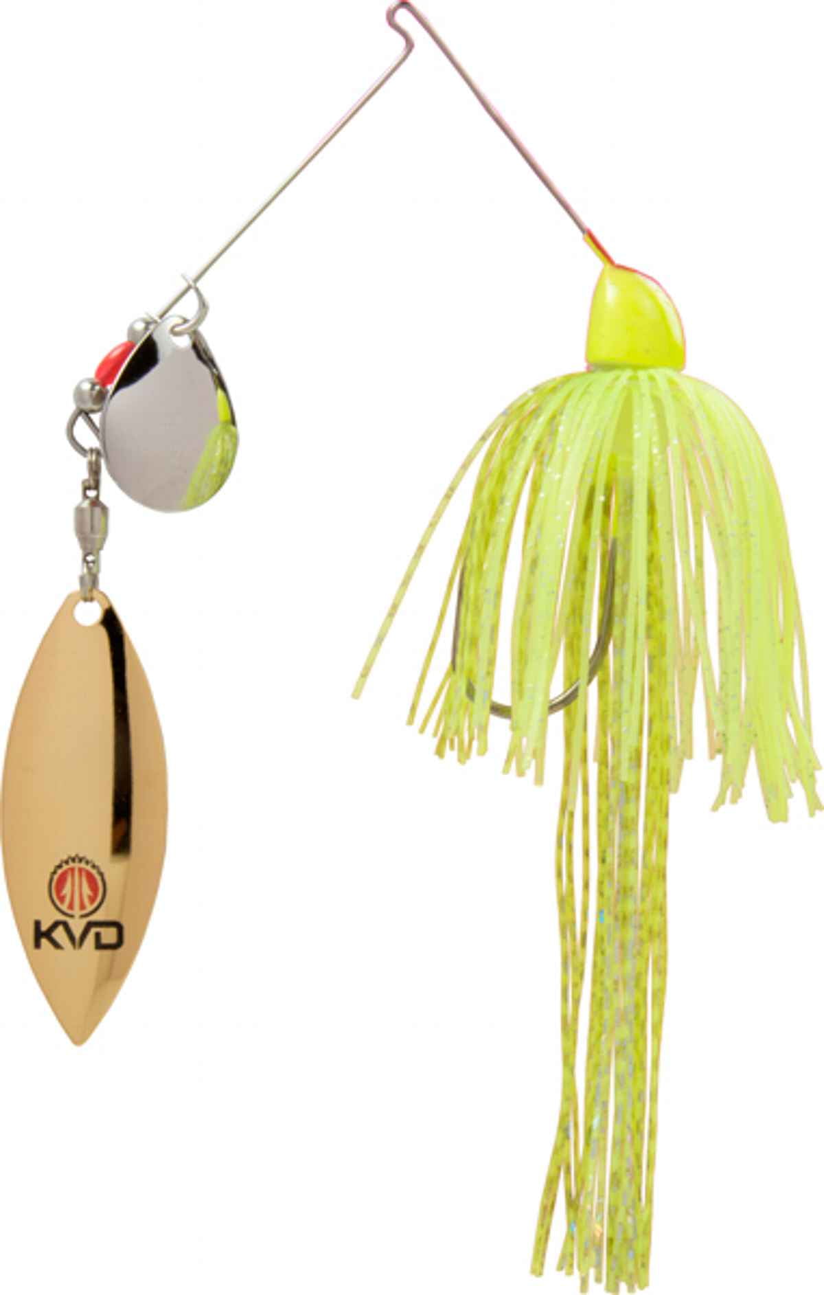 Strike King Finesse KVD 3/8 oz Spinnerbait Lure Super Chartreuse