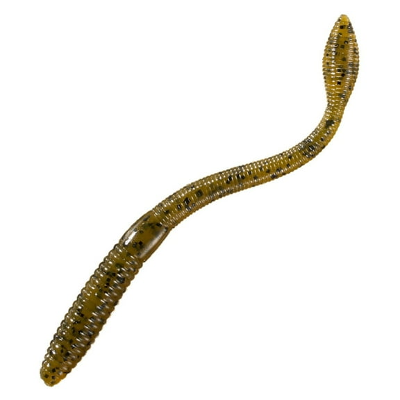 Strike King KVD Fat Baby Finesse Worm - Green Pumpkin