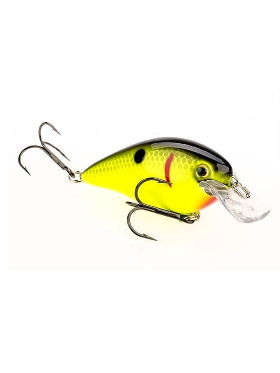 KVD Squarebill 1.5 Crankbait Black Back Chartreuse Hard Bait Lure